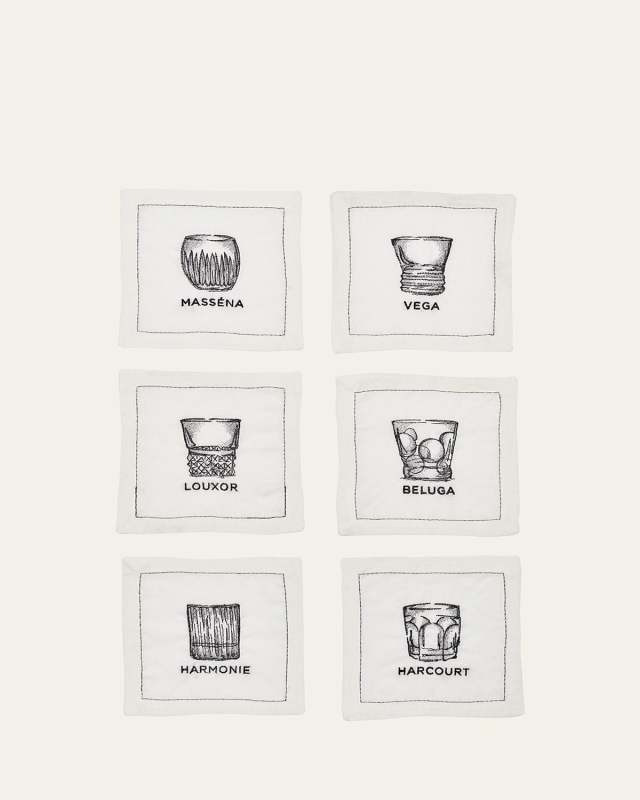 Cocktails Cocktail Napkins, Set of 6